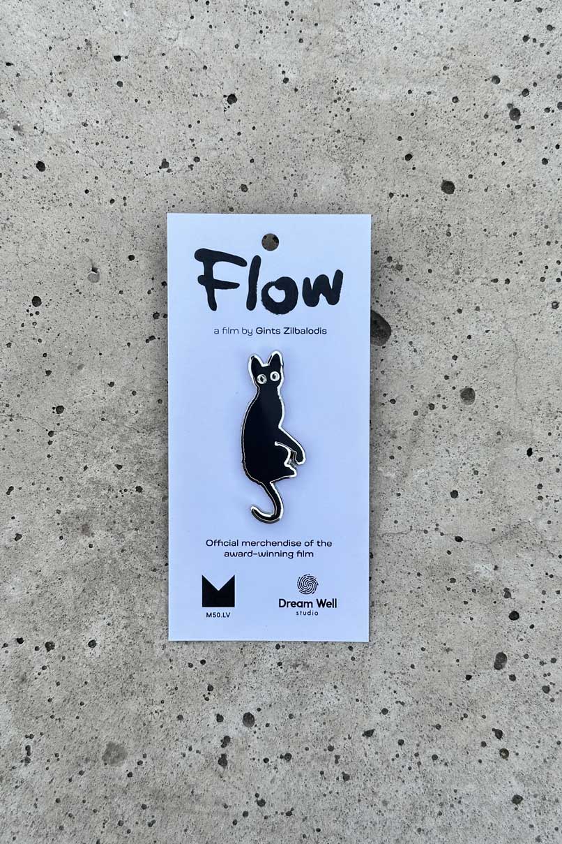 FLOW pin – official merch for the film