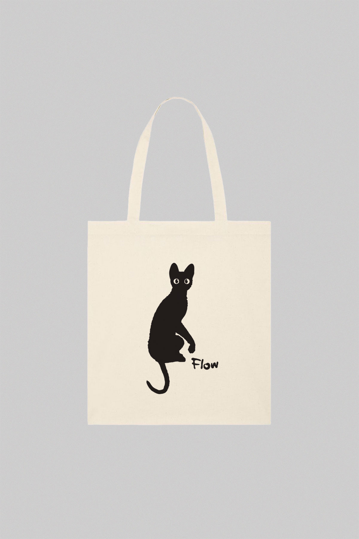 Official Tote Bag of Movie “FLOW” | Natural white